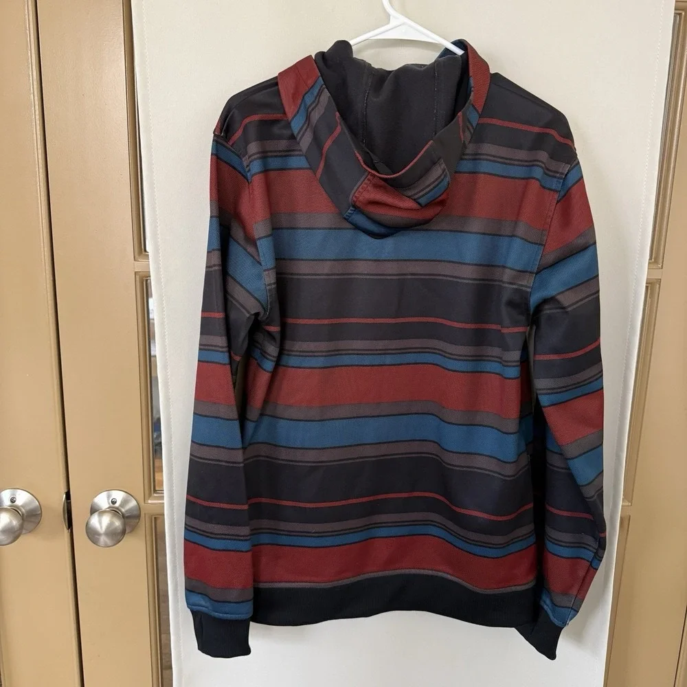 Burton Men's‎ Medium Striped Pullover Hoodie Sweatshirt Pocket